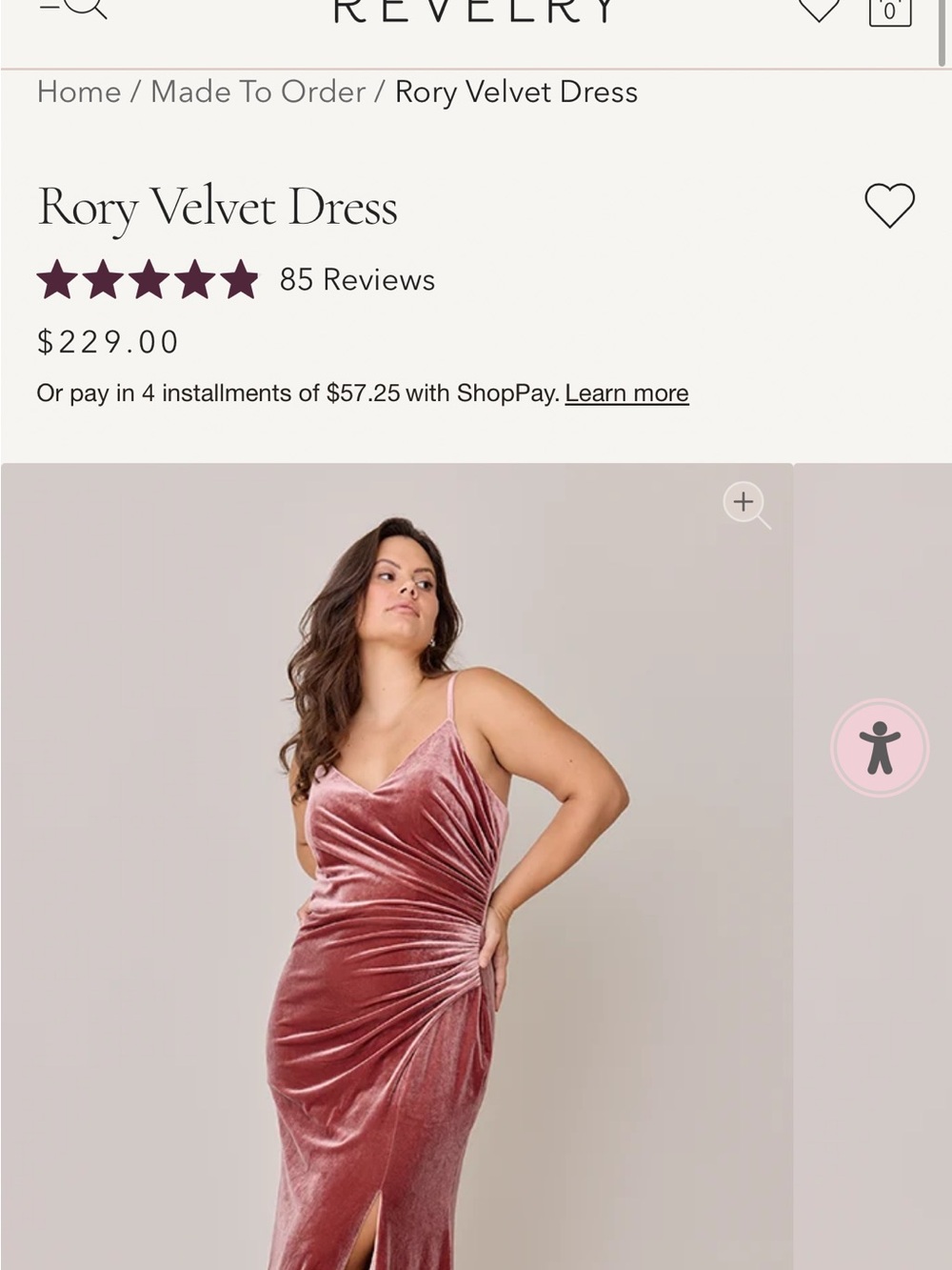 Revelry Olive Green Velvet Ruched Maxi Dress